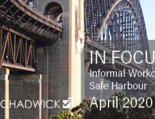 In Focus: Informal Workouts Safe Harbour